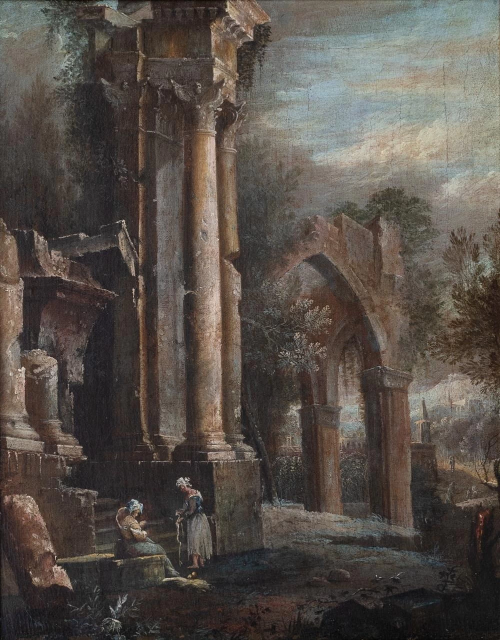 Capriccio con rovine